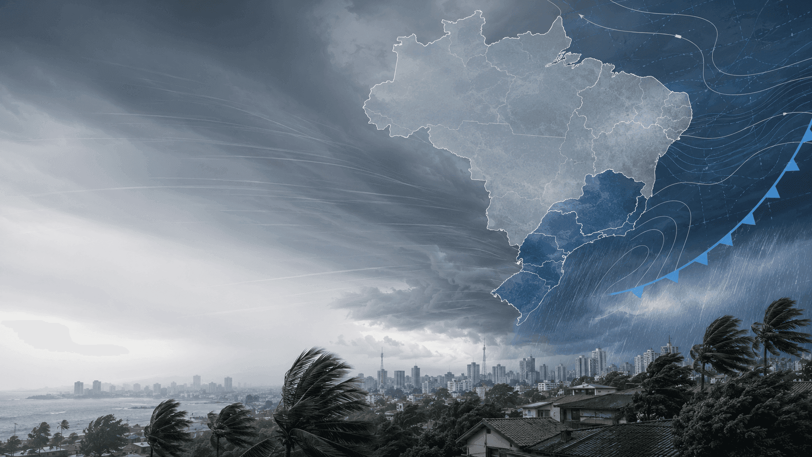 Onda de ventania atinge estados brasileiros e chama atenção para fenômenos climáticos extremos