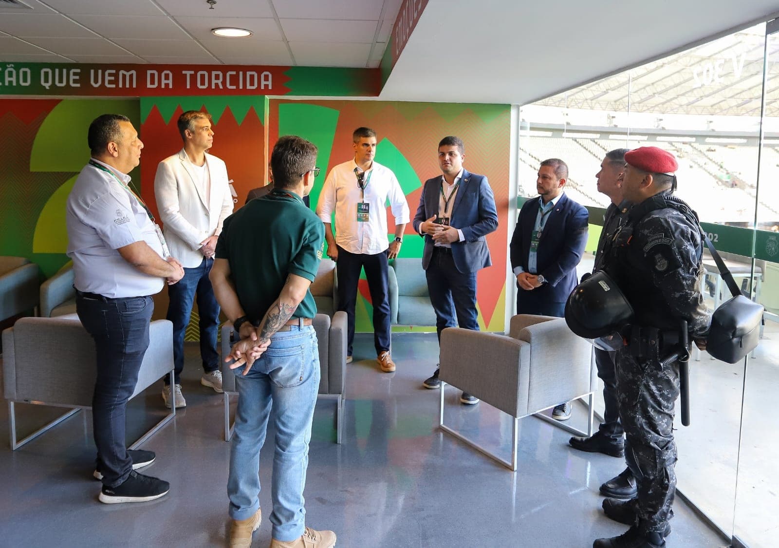 MP do Ceará leva campanha de valorização da vida à Arena Castelão durante Clássico-Rei
