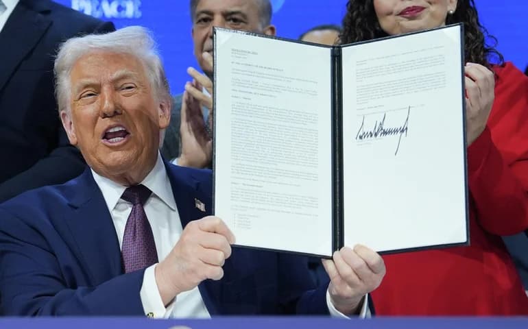 Donald Trump anuncia a criação do Conselho de Paz, com foco em resolver conflitos de Gaza